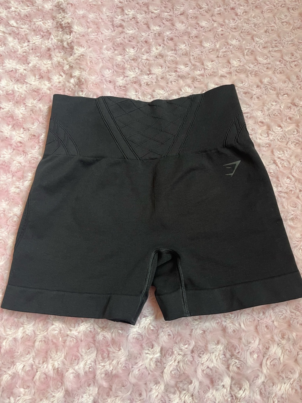 Gymshark Black High-Waist Seamless Training Shorts